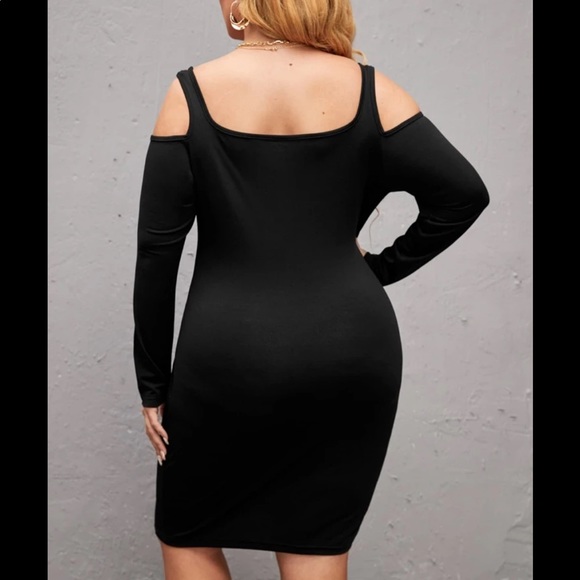 🔥2for$25🔥Cold shoulder body con dress - Picture 5 of 8